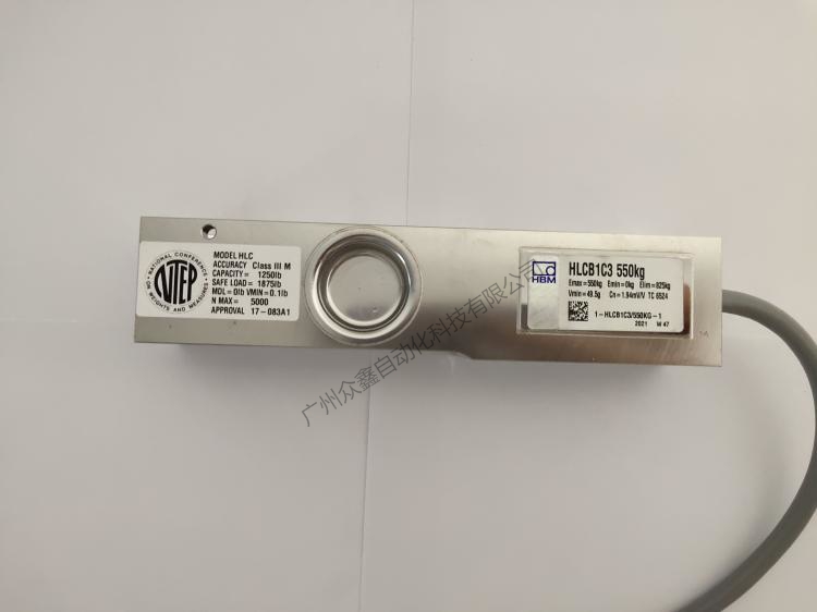 德國HBM 1-HLCB1D1/550kg稱重傳感器實拍圖2