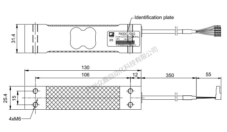 德國HBM 1-PW2DC3/7.2kg稱重傳感器產(chǎn)品尺寸