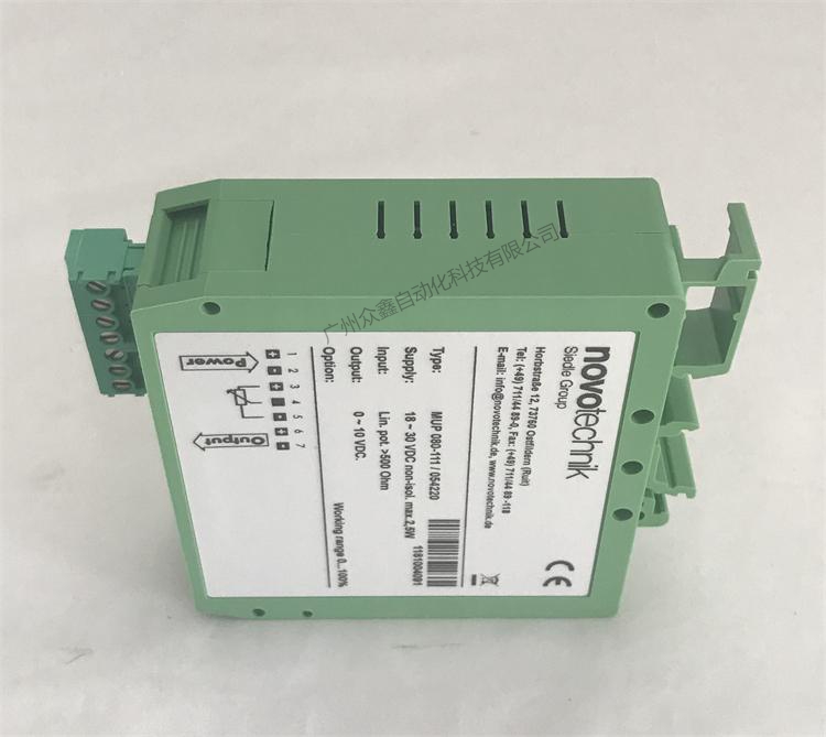MUP-080-111信號轉換器 德國novotechnik信號轉換器實拍圖