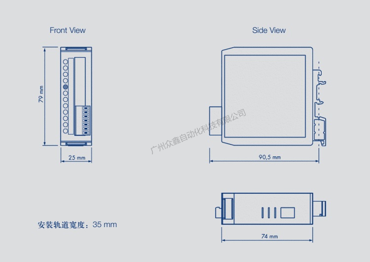 MUP-080-111信號轉換器 德國novotechnik信號轉換器產(chǎn)品尺寸